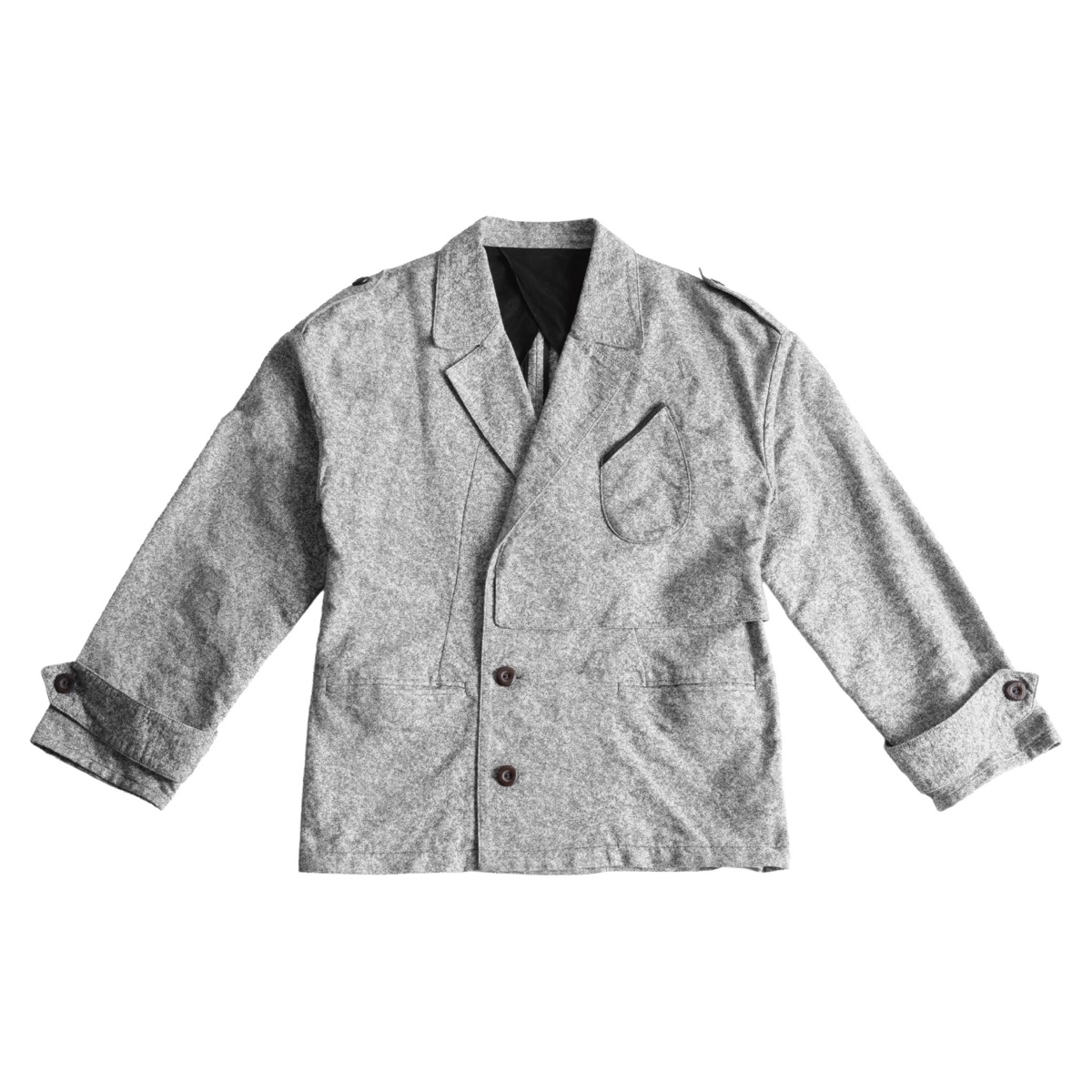 Aji stone-patterned jacket